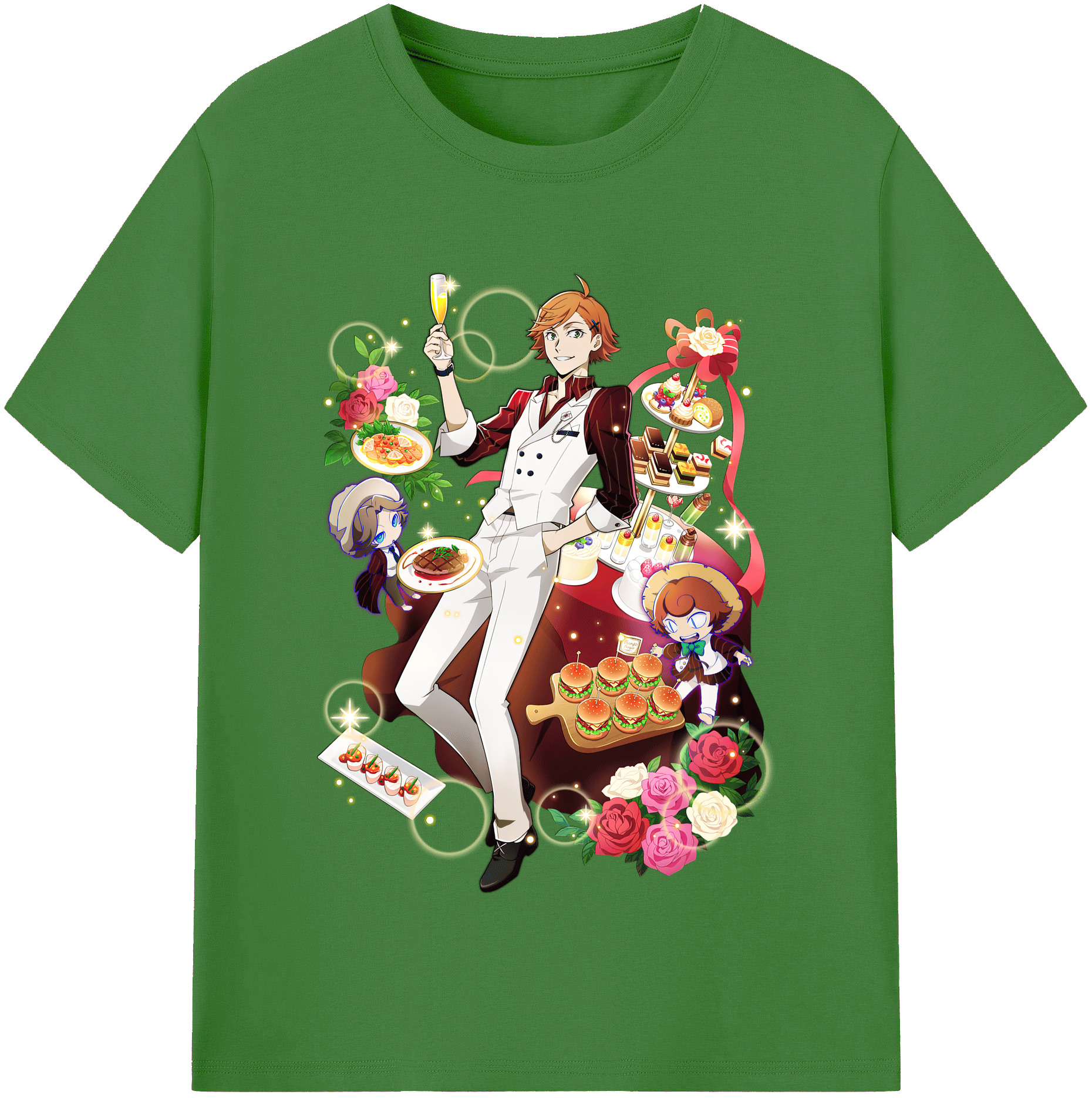 （画像用） 文豪ストレイドッグス Bungo Stray Dogs レディースカジュアルプリントTシャツ（綿100％）